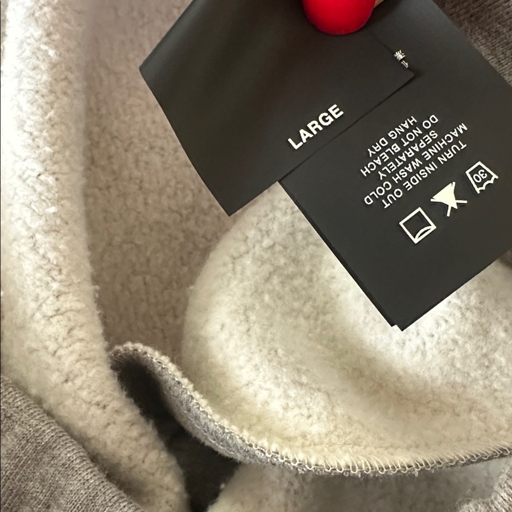 Fear of God Gray Sweatpants with Tan Drawstrings - Picture 9 of 10
